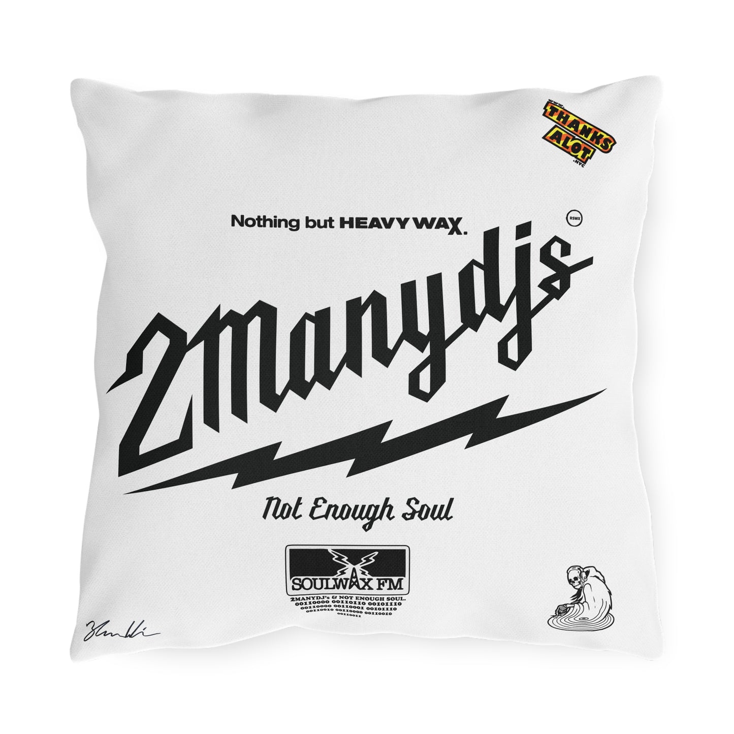 2 Many DJs Pillow