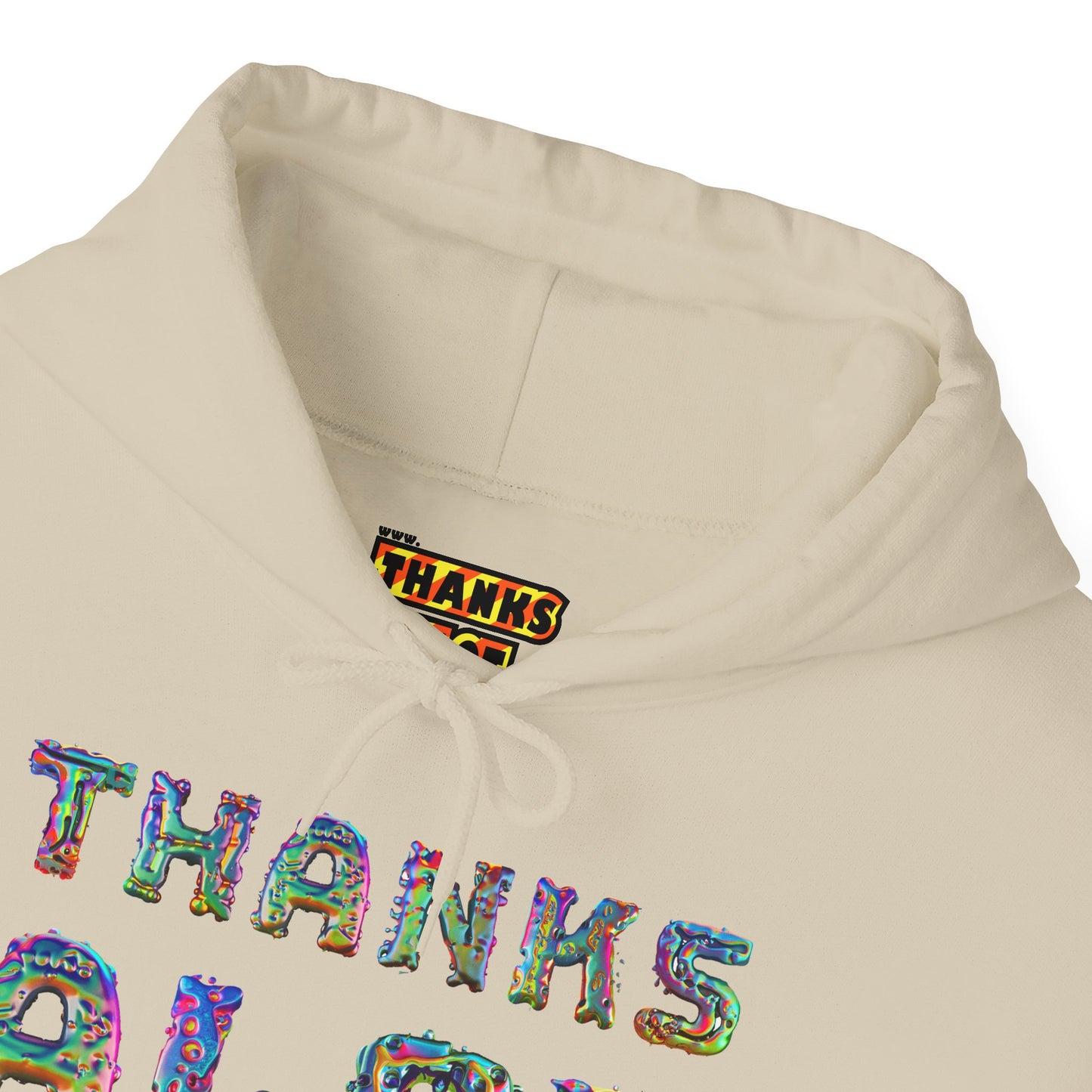 Thanks Alot Graphic Hooded Sweatshirt